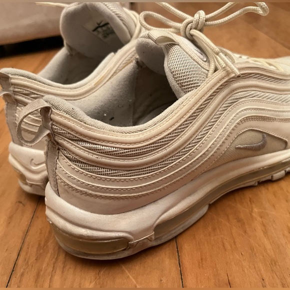 NIKE AIR MAX 97 white sneakers - size 12 - Picture 5 of 11